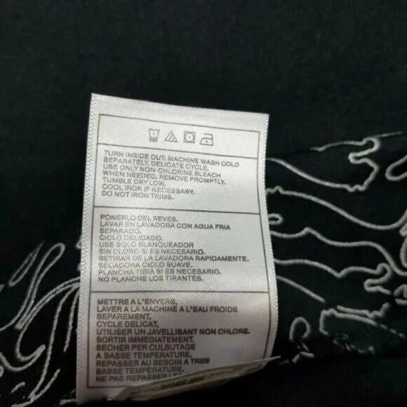 PUMA Black Activewear Pants Girls XL Logo Waistband Back Zip Pocket - Picture 5 of 6